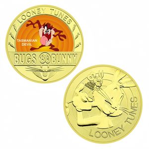 Moneda Conmemorativa de Bugs Bunny, Animación Clásica Americana, Bañada en Oro, 40 mm, Regalo para Coleccionistas - Product Image 3
