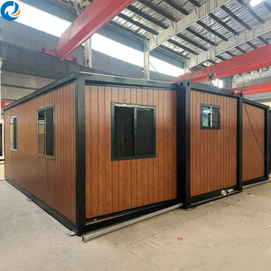 Maison préfabriquée à deux étages entièrement équipée, 2 à 4 chambres, cuisine, salle de bain, cadre en acier détachable et extensible, salon - Product Image 1