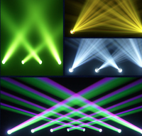 Projecteur Beam Moving Head 251W, Lampe 3000H, Blanc, 14 Couleurs, Contrôle DMX512, Éclairage DJ pour Événements
