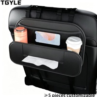 Organisateur de siège arrière universel en cuir pour voitures