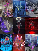 Mariage coloré centre commercial carnaval événement fête anniversaire noël extérieur kidground résine sculpture grand carrousel cheval accessoires