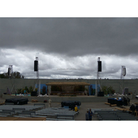 Altavoz de gama de concierto al aire libre, pantalla de alta calidad