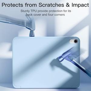 Étui pour tablette iPad 11 pouces, design simple avec emplacement pour stylet, étui de protection complet anti-chute pour tablette - Product Image 2