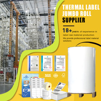 Emballage de preuve d'huile de voile carré 100150 Mm autocollants d'étiquette d'expédition de transfert étiquettes d'imprimante thermique