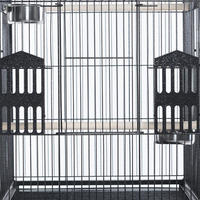 Vente chaude Maison Cage À Oiseaux En Métal En Gros Oiseau Ornemental Villa Perroquet Cage Fil De Fer Cage Pour Animaux De Compagnie