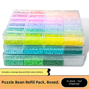 <strong>Fuse</strong> Beads Caps Supplement Package Wholesale 221 Color 26mm Cylindrical fusion Handmade Diy Material Mard Compatible - Product Image 3