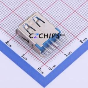 U-A-39DD-Y-3 USB Connector Through hole Component (THT) Connector Type-A USB 3.0 Female Through Hole - Product Image 2