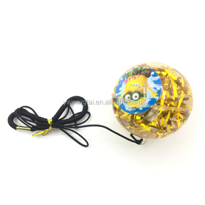 Wrist <strong>Bounce</strong> <strong>Ball</strong> <strong>Flashing</strong> LED String <strong>Bounce</strong> <strong>Ball</strong> With Ribbon Water Finger TPU LED <strong>Ball</strong> - Product Image 6