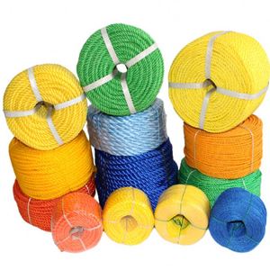 ผู้จัดจำหน่ายส่งเชือก HDPE ความแข็งแรงสูง ขนาด 0.5 มม.-30 มม. 3/4 เส้น เชือกพลาสติกไนลอน PE แบบเกลียว สำหรับตกปลา/เชือกมัด - Product Image 1
