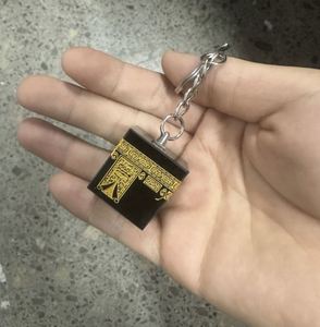 Islamic Party Decoration <b>Gifts</b> Eid <b>Ramadan</b> Kaaba Model Souvenir Mini square Crystal Keychain - Product Image 4