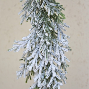 Guirnalda Navideña Artificial de <span class=keywords><strong>Cedro</strong></span>, Pino y Ratán de 1.8m, Blanca y Verde, para Decoración Interior de Tiendas, Hoteles, Bibliotecas y Hogares - Product Image 2