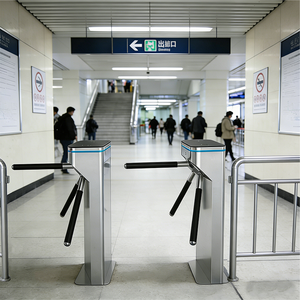 Tourniquet intelligent de luxe en acier inoxydable avec panneaux en acrylique et scanner de <span class=keywords><strong>code</strong></span> QR anti-collision pour gare de métro - Product Image 6