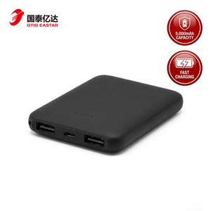Chargeur portable 5000mAh Ultra fin <span class=keywords><strong>Batterie</strong></span> <span class=keywords><strong>externe</strong></span> double USB pour <span class=keywords><strong>iPhone</strong></span> <span class=keywords><strong>Samsung</strong></span> Android Noir - Product Image 2