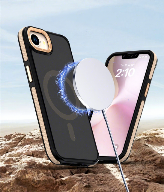 2025 Luxury Wireless Magnetic Charging Phone Case for iPhone SE4 3 2 1 Skin-Feel Shockproof China Factory Price Phone Case