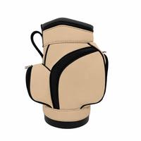 Sac de rangement pour clubs de golf Den Caddy en cuir PU, support de rangement pour clubs de golf, sac de golf Caddy