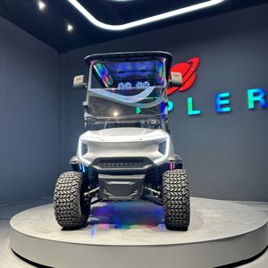 BFF Kepler รถเข็นกอล์ฟไฟฟ้า6ที่นั่ง, รถกอล์ฟออฟโรดตัวควบคุมเคอร์ติสไฟภายในยาง <span class=keywords><strong>R15</strong></span><span class=keywords><strong>แบ</strong></span><span class=keywords><strong>ต</strong></span>เตอรี่ลิเธียมเหลืออยู่สำหรับการล่าสั<span class=keywords><strong>ต</strong></span>ว์ - Product Image 2