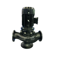 Pompa Air Sentrifugal Vertikal Inline Booster Listrik Pipa Kustom Tekanan Tinggi untuk Pendingin