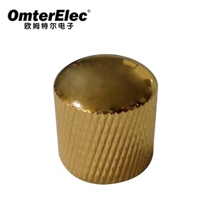 C-1001(18 X18.5) Silber Gold Schwarz Metall Kuppel knöpfe E-Bass Gitarre Lautstärke regler - Product Image 2