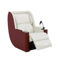 Capsule spatiale de première classe, home cinéma, chambre à oxygène, massage électrique multifonctionnel, zéro gravité, salon, structure en métal et bois