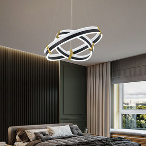 Salon Intérieur Couloir Lobby Bar Hôtel Suspendre Luminaires Suspendus Lustre de Plafond Moderne - Product Image 1