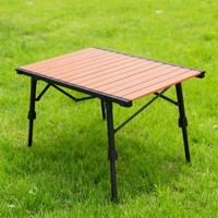 Table en métal, table utilitaire d'extérieur, table pliante de jardin, table pliante de randonnée, table pliante de festival, table pliante de patio, table pliante pour camping-car