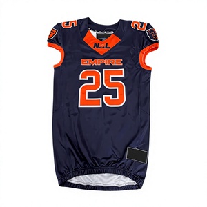 Maillot de football américain pour enfants, OEM, doux, respirant, numéro personnalisé, nom, logo d'équipe, faible MOQ, vente en gros, directement de l'usine du Pakistan - Product Image 1
