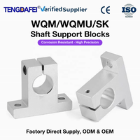 Support d'arbre personnalisé non standard SK8 SK12 SK16 SK25 en aluminium anodisé, fabriqué selon les dessins OEM