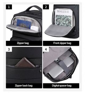 Sac à dos d'ordinateur portable personnalisé pour étudiants, imperméable, pour l'école, le bureau, les voyages, les sports décontractés, pour hommes et femmes - Product Image 5