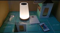 Lampe de chevet LED tactile avec télécommande, lumière à intensité variable, changement de couleur RVB, rechargeable par USB, lampe portable