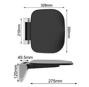 Waterproof Wall-Mounted Folding <b>Bath</b> Seat for Disabled Wholesales Bathroom Shower Room Accessories - Product Image 5