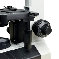 Microscope trinoculaire de laboratoire pour biologie, oculaire grand angle, objectifs achromatiques 195, écran LCD, alliage d'aluminium, lumière froide LED