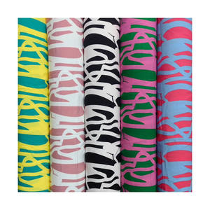 120gsm 100D Maza 4 Way Stretch Super Doux 95% Polyester 5% Spandex Bubu Tissé Fleur Imprimer <span class=keywords><strong>Mango</strong></span> Four Way Spandex Tissu - Product Image 3