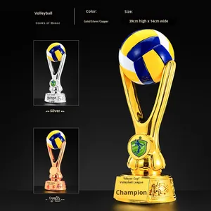 {Torneo de invitación de torneo de élite} Trofeo de competición ecológico de resina extra grande de voleibol Juegos deportivos hechos a medida - Product Image 1