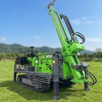 Foreuse hydraulique portable pour carottage 300m 500m 800m 1000m, machine de forage diamantée montée sur chenilles, diesel