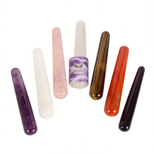 Crystal Massage <b>Wand</b>/body Massager/wholesale Massage <b>Wand</b> <b>For</b> Healing and Meditation buy from elegant agate - Product Image 1