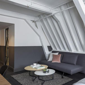 Muebles Modernos para Habitaciones de Hotel Boutique, Escritorio Compacto, Silla Cómoda, Almacenamiento Integrado, Espacio de Vida Funcional - Product Image 4