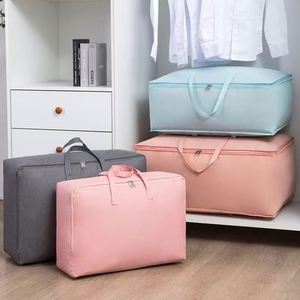 Wholesale <b>Heavy</b> Duty Large Size Quilt <b>Blanket</b> Storage Bag Wardrobe Clothes Dust Proof Fabric with Sewing Technics - Product Image 6