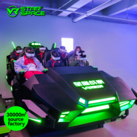 Attraction 9D de vaisseau stellaire de fabricant d'attarktions de vr d'espace d'étoile de VR 6 sièges machine de jeux du simulateur VR de cinéma de réalité virtuelle