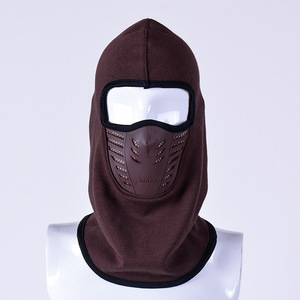 Masker Wajah sepeda, hangat penutup topi Balaclava anti-debu tahan angin musim dingin luar ruangan Ski olahraga <span class=keywords><strong>Filter</strong></span> karbon termal untuk bersepeda pria - Product Image 2