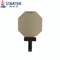 Layar sentuh bulat lingkaran 2.47 inci dengan antarmuka RGB layar LCD TFT resolusi 480*480