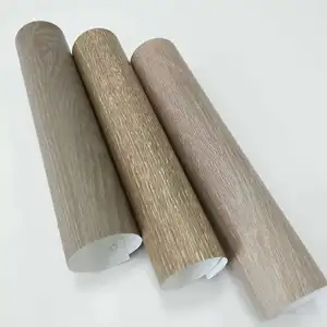 Factory supplier 1220mm width PVC film wood grain vinyl covering for furniture