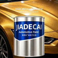 Peinture automobile acrylique métallisée Gate 2K Alloy Sparkle Gold, haute brillance, finition/réparation, revêtement monocomposant 3.75L