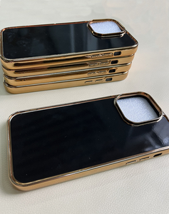 Custodia di lusso placcato in <span class=keywords><strong>oro</strong></span> placcato TPU posteriore scanalato per <span class=keywords><strong>iphone</strong></span> 15 14 13 12 <span class=keywords><strong>11</strong></span> X XR 6 7 8 in <span class=keywords><strong>oro</strong></span> bianco <span class=keywords><strong>Cover</strong></span> per telefono - Product Image 6