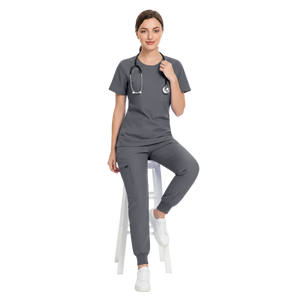 Conjunto de Uniforme Médico Tipo Jogger Unisex, Tela Tejida de 170 g/m², Transpirable, Uniforme de Hospital, Colores Personalizados con Logotipo OEM, Talla XL 46002 - Product Image 2