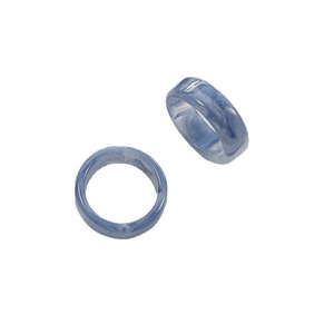 Anello in Resina Acrilica Trasparente Colorata con Forme Geometriche, Anello Personalizzato Stile Ins Taglia Unica, Anello da Dito - Product Image 5