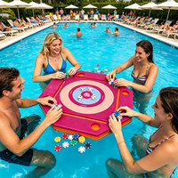 Table de mahjong flottante légère et durable en EVA, imperméable, pour le divertissement au bord de la piscine, du lac ou de la plage