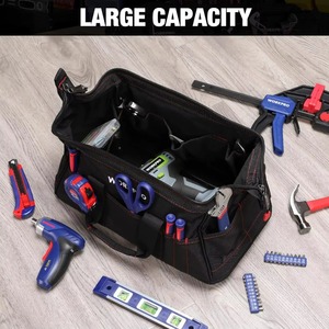 Muestra gratuita: Bolsa de herramientas multiusos con cordón para piezas redondas, para sujetar clavos, tornillos y pequeños kits eléctricos. - Product Image 6