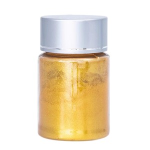 Poudre de perles alimentaires dorées <span class=keywords><strong>pour</strong></span> gâteaux et boissons - Product Image 1