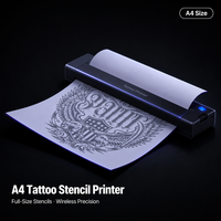 Imprimante à pochoirs IA A46S, Imprimante thermique de tatouages A4, Application Luck Jingle, Vente en gros OEM ODM pour studios