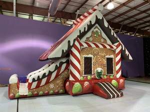 Bâche PVC géante pour enfants, château <span class=keywords><strong>gonflable</strong></span> commercial unisexe, <span class=keywords><strong>location</strong></span> de pain d'épice, <span class=keywords><strong>structure</strong></span> de jeu avec souffleur - Product Image 2